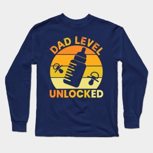 Dad level unlocked Long Sleeve T-Shirt